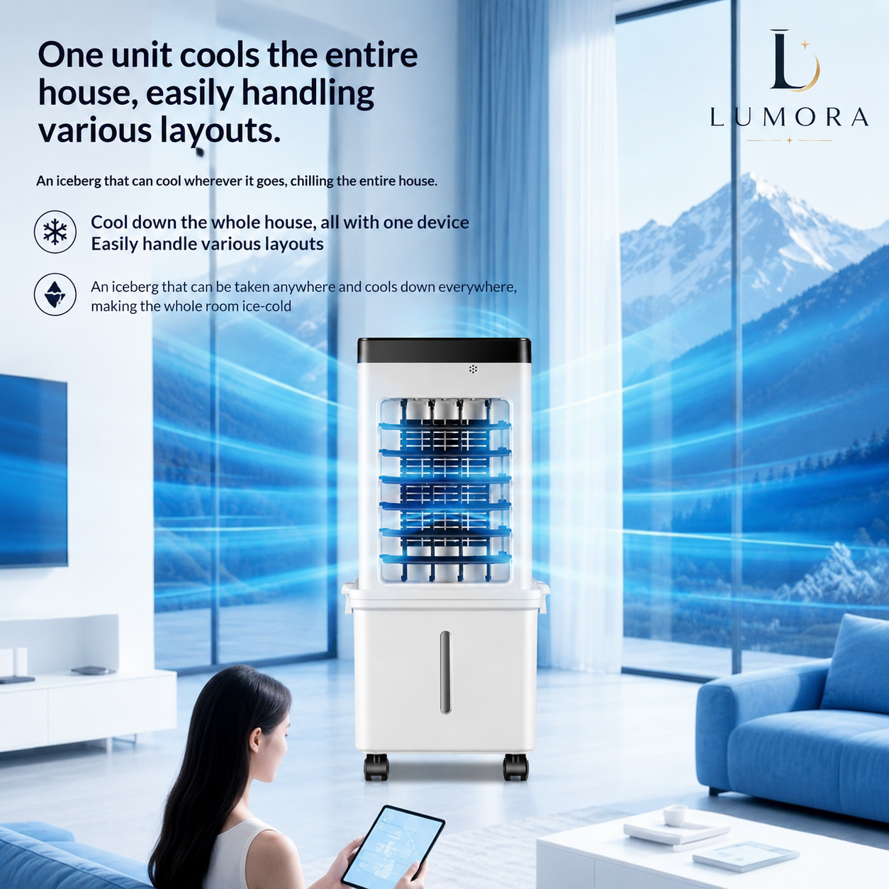 Lumora™ Portable Air Cooler